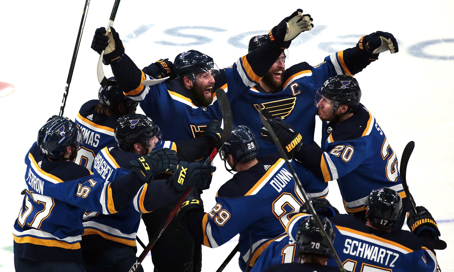Blues, Stars in deciding Game 7